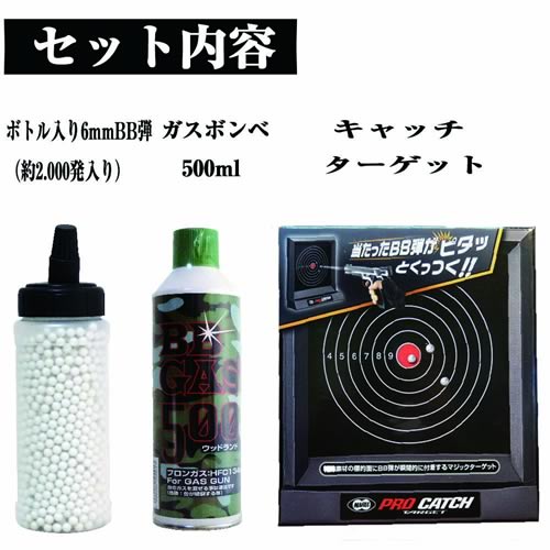 スミス&ウェッソン M19 357コンバットマグナムガスガンセット / S&W